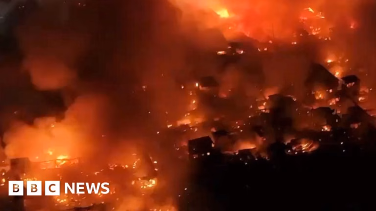 Devastating blaze devastates multiple family homes in Manila