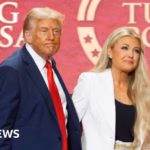 Scenes and highlights from Charlie Kirk’s memorial ceremony.