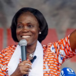 “The formidable woman challenging for Ivory Coast’s top spot”Or“The strong-willed candidate eyeing Ivory Coast presidency”Or“The determined female contender vying for Ivory Coast’s leadership”These alternative titles convey a similar meaning as the original while using different wording.