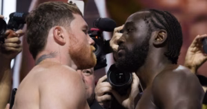 Alvarez and Crawford both come in at 167.5 pounds prior to their super middleweight match | Boxing Updates