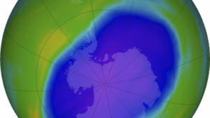 The United Nations reports a positive development regarding the ozone layer, indicating a healing trend and the possibility of the hole being completely eliminated within a few decades.