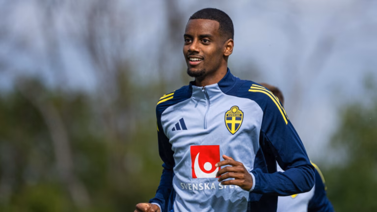 Alexander Isak participated in a training session with the Swedish national team just one day after his significant transfer to Liverpool.