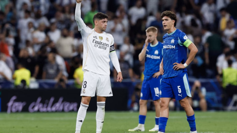 Olympique de Marseille suffers a defeat at the hands of Real Madrid and the talented forward Kylian Mbappé in their opening Champions League match.