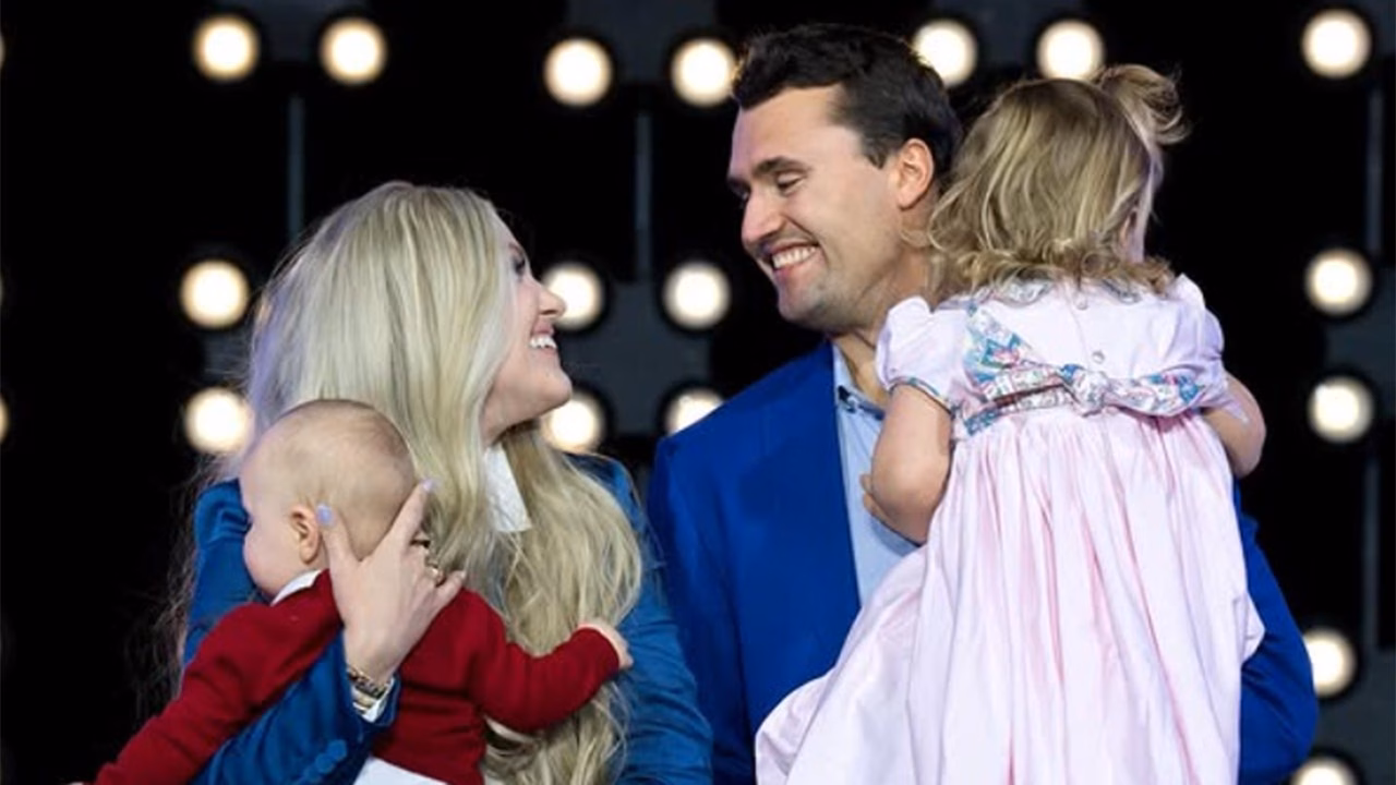 Charlie kirk and erika kirk on christmas 2024.jpg