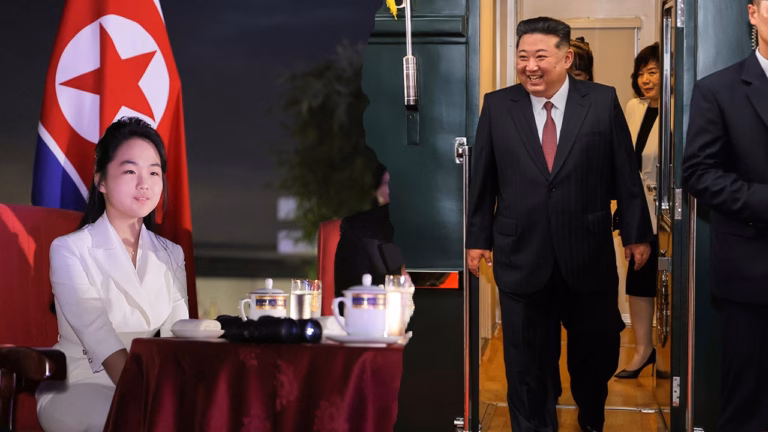 Kim Jong Un’s offspring steps onto the world stage, potentially rising as the next in line for leadership.
