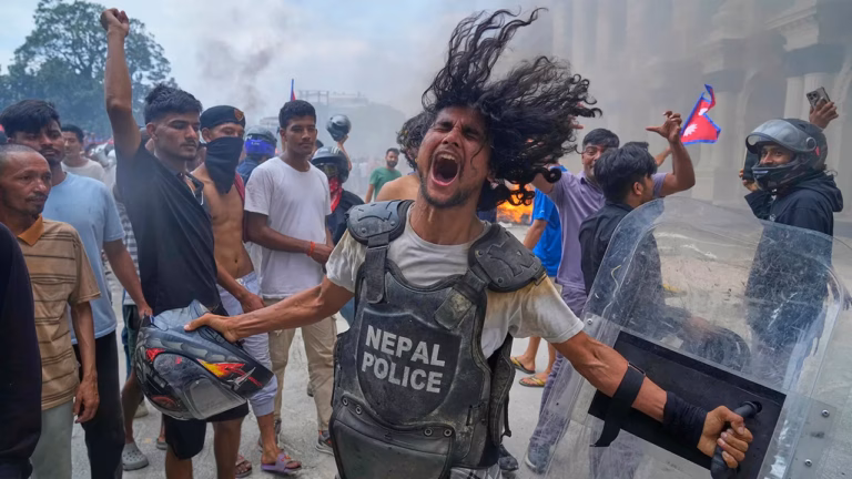 Death toll reaches 19 in Nepal following violent demonstrations by young generation, protesters set fire to parliamentary buildings and residences.